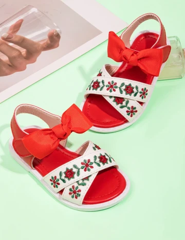 Sandale Shein Kids, rosu