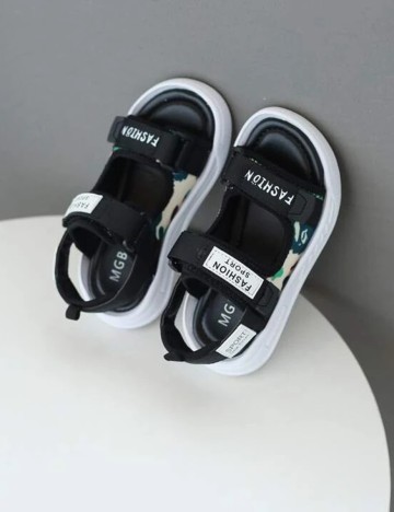 
						Sandale Shein Kids, negru, 28