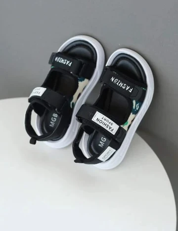 Sandale Shein Kids, negru