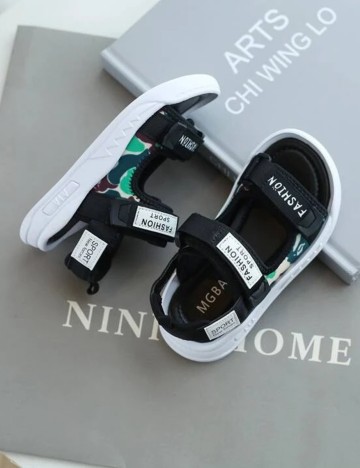 Sandale Shein Kids, negru