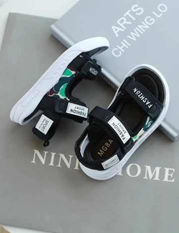 Sandale Shein Kids, negru