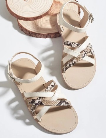 
						Sandale Shein Kids, crem, 30