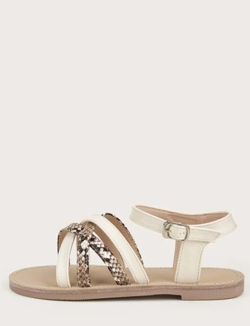 Sandale Shein Kids, crem