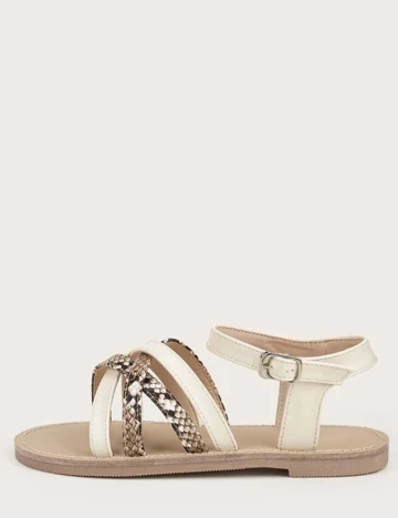 Sandale Shein Kids, crem