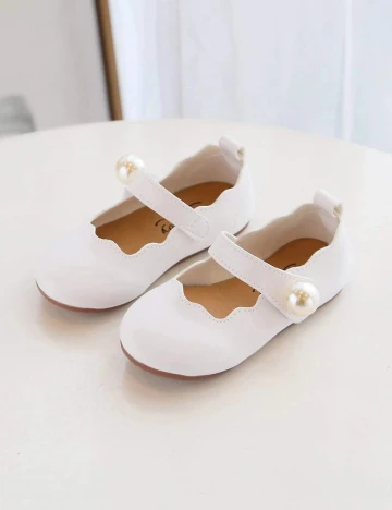 Pantofi Shein Kids, alb