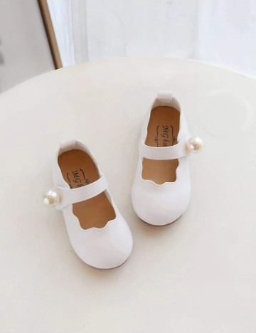 Pantofi Shein Kids, alb