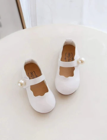 Pantofi Shein Kids, alb