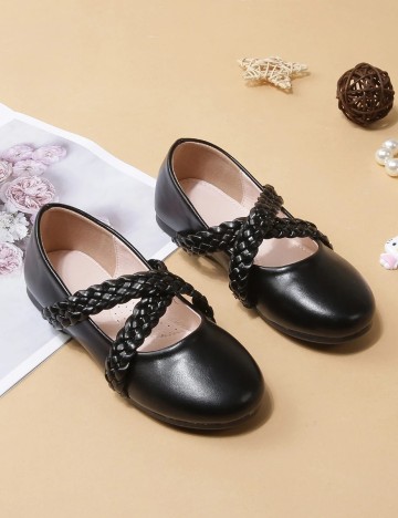 
						Balerini SHEIN Kids, negru, 35