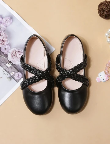 Balerini SHEIN Kids, negru
