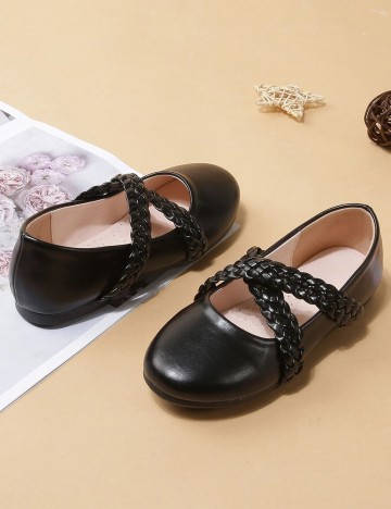Balerini SHEIN Kids, negru