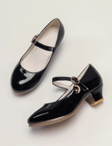 Pantofi Shein Kids, negru