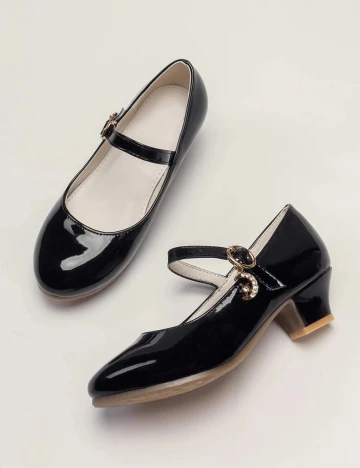 Pantofi Shein Kids, negru