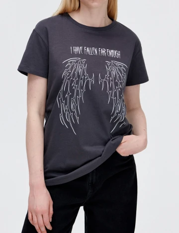 Tricou CROPP, gri