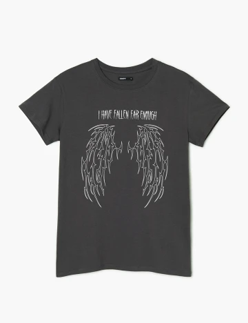 Tricou CROPP, gri