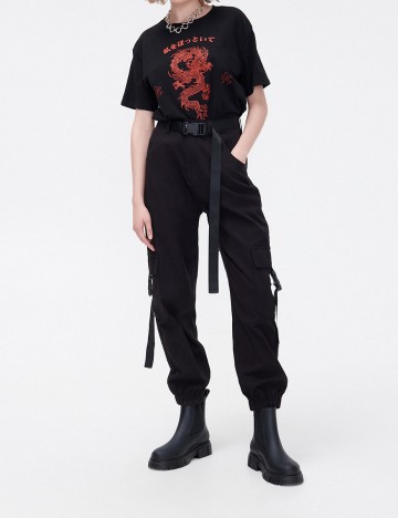 Tricou CROPP, negru
