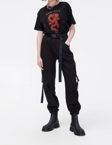 Tricou CROPP, negru