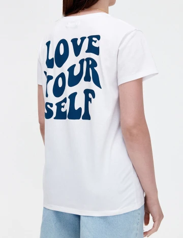 Tricou CROPP, alb