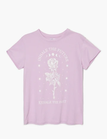 Tricou CROPP, lila