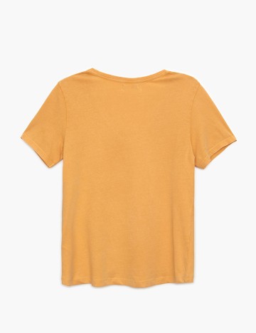 Tricou CROPP, galben