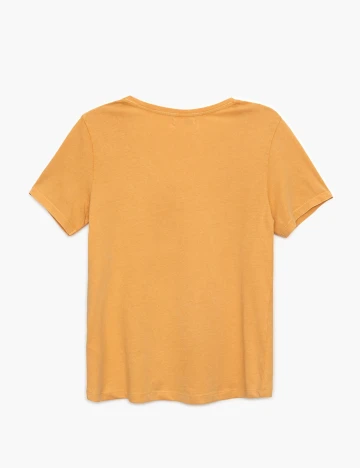 Tricou CROPP, galben