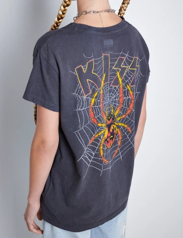 Tricou CROPP, gri inchis