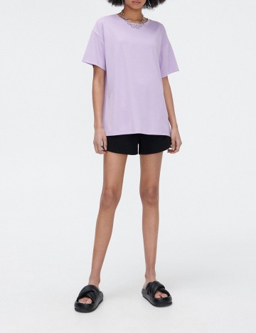 Tricou CROPP, mov, L