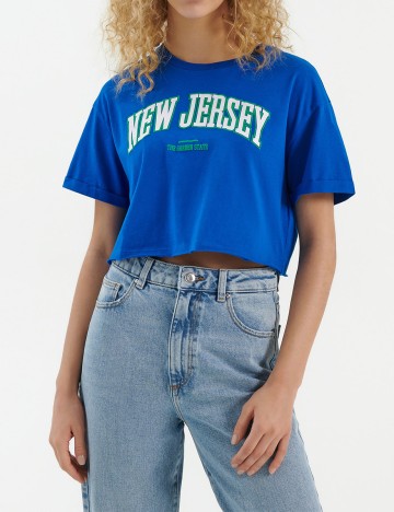 Tricou House Brand, albastru