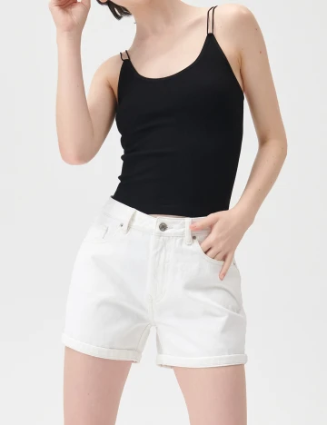 Pantaloni scurti Sinsay, alb