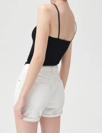 Pantaloni scurti Sinsay, alb