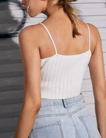 Top SHEIN, alb