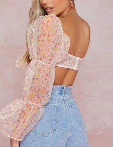 Top SHEIN, floral
