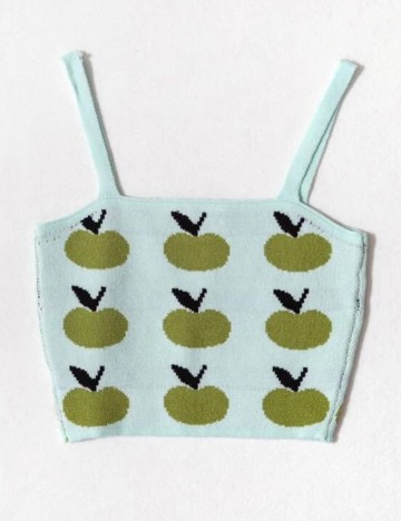 Top SHEIN, verde