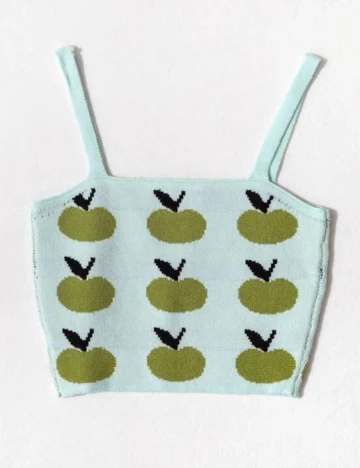 Top SHEIN, verde