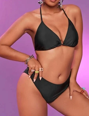 Costum de baie SHEIN CURVE, negru