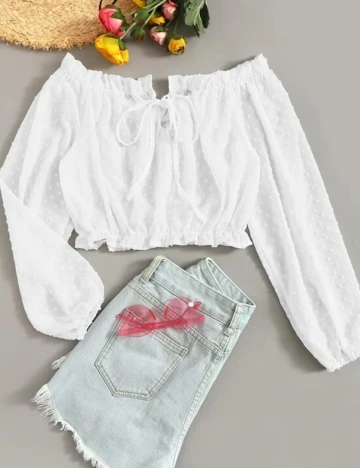 Top SHEIN, alb