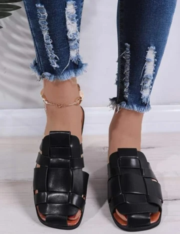 Slapi SHEIN, negru