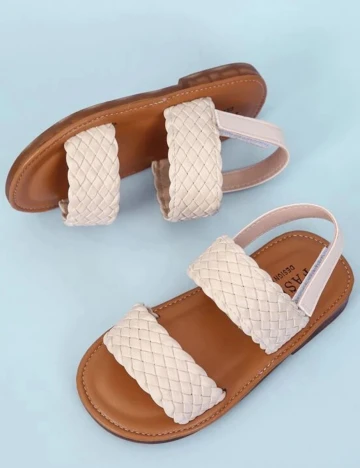 Sandale Shein Kids, crem