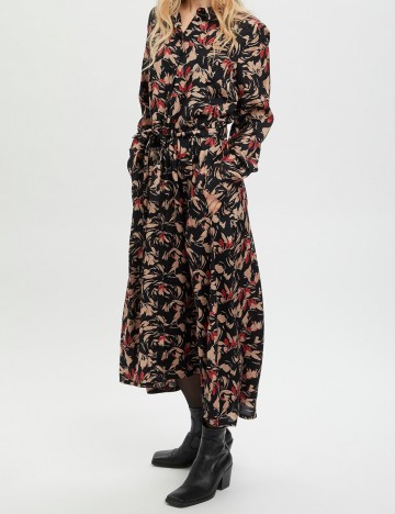 Rochie lunga Kaffe, negru
