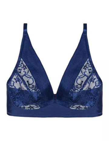 Sutien vivid spotlight Triumph, bleumarin