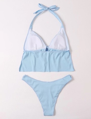 Costum de baie SHEIN, albastru