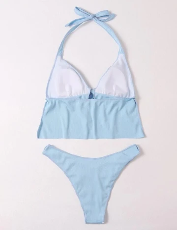 Costum de baie SHEIN, albastru