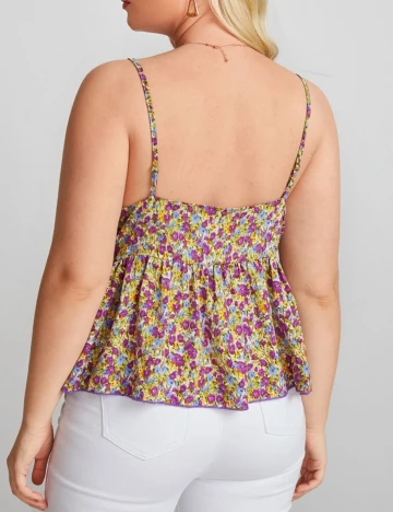 Top SHEIN CURVE, floral Floral print