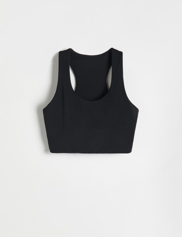 Bustiera Reserved, negru