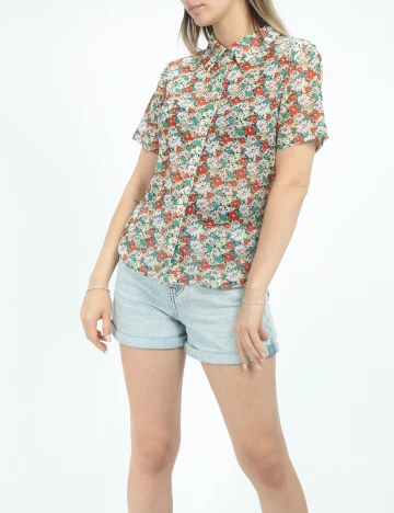 Camasa Vila, floral Floral print