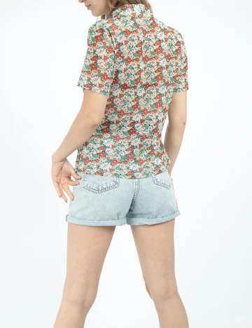 Camasa Vila, floral Floral print