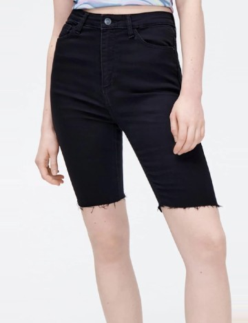 Pantaloni scurti CROPP, negru