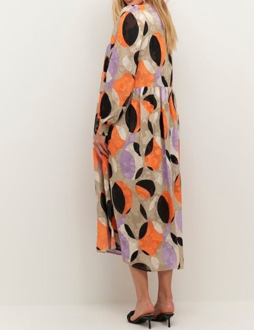 Rochie medie Kaffe, mix culori