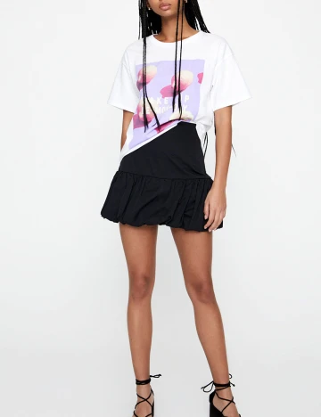 Tricou Pull&Bear, alb