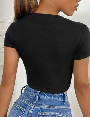 Top SHEIN, negru