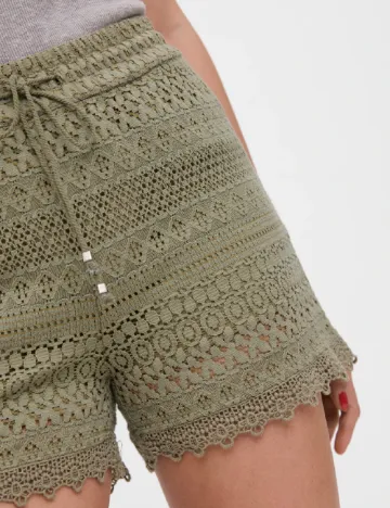 Pantaloni scurti Vero Moda, verde Verde